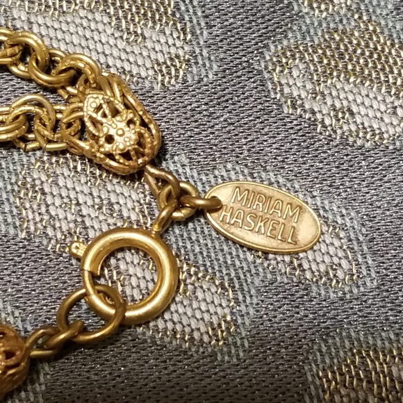 Miriam Haskell 2 layer 26"" Coin Necklace - Picture 2 of 4